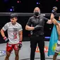 Kairat Akhmetov berhasil menang saat bertarung di ONE Winter Warriors II di Singapura.