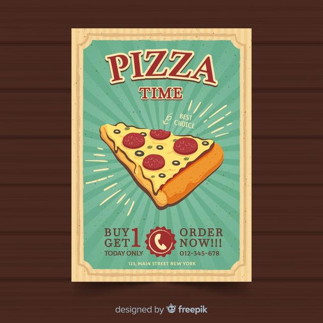 Ilustrasi brosur makanan