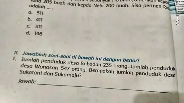 7 Soal Ujian Nyeleneh, Bikin Siswa Gagal Paham