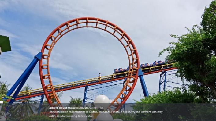 Aliran listrik di Dufan sempat terhenti ( akun twitter @AlbertDStone)