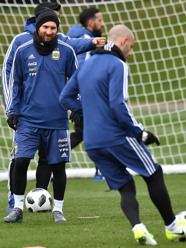 Lionel Messi Bersiap Untuk Pertandingan Persahabatan Argentina