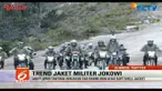 Kali ini jaket hijau bergaya militer yang dikenakan Jokowi di Papua kembali viral. 