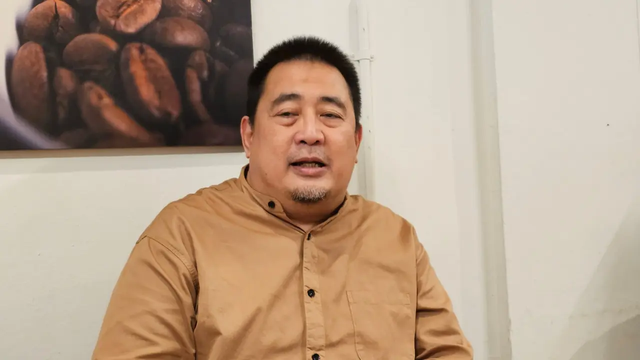 Prof Hari Hendarto, Dokter Spesialis Penyakit Dalam Konsultan Endokrin Metabolik Diabetes Eka Hospital BSD, Kota Tangsel, saat memberikan pemaparan kepada awak media.