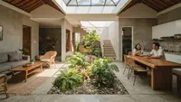 10 Desain Rumah Type 60 dengan Ruang Terbuka yang Nyaman