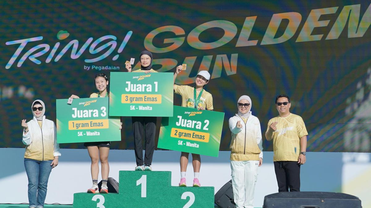 Pegadaian Gelar Tring! Golden Run 2026, Gabungkan Gaya Hidup Sehat, Investasi Emas, dan Donasi Atlet