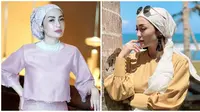 6 Potret Penampilan Imel PC Pakai Turban, Disebut Netizen Pelan-pelan Lepas Hijab
