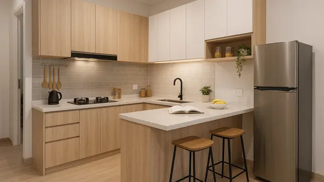 7 Model Dapur Rumah Tipe 21 yang Terlihat Luas dan Nyaman, Cocok untuk Hunian Minimalis