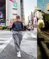 Pertama ada Fuji An dengan gaya boyish khasnya. Ia memadukan oversized sweater dan celana cargo nuansa keabuan. Penampilannya makin kece dilengkapi dengan shoulder bag hitam dan sneakers putih. [@fuji_an]