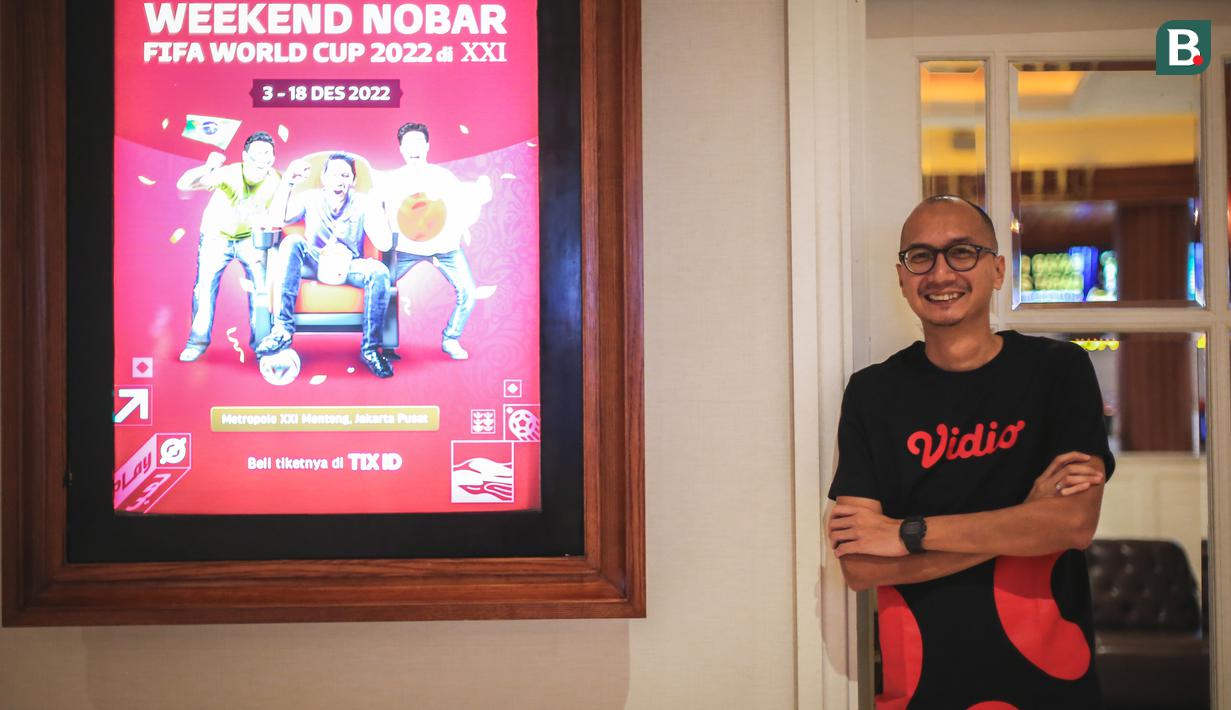 <p>Rezki juga menambahkan bahwa nobar Piala Dunia 2022 di Bioskop merupakan projek pertama Vidio dan XXI. Kedepannya, mereka akan melihat kemungkinan untuk melakukan di tayangan olahraga yang lain. (Bola.com/ Bagaskara Lazuardi)</p>