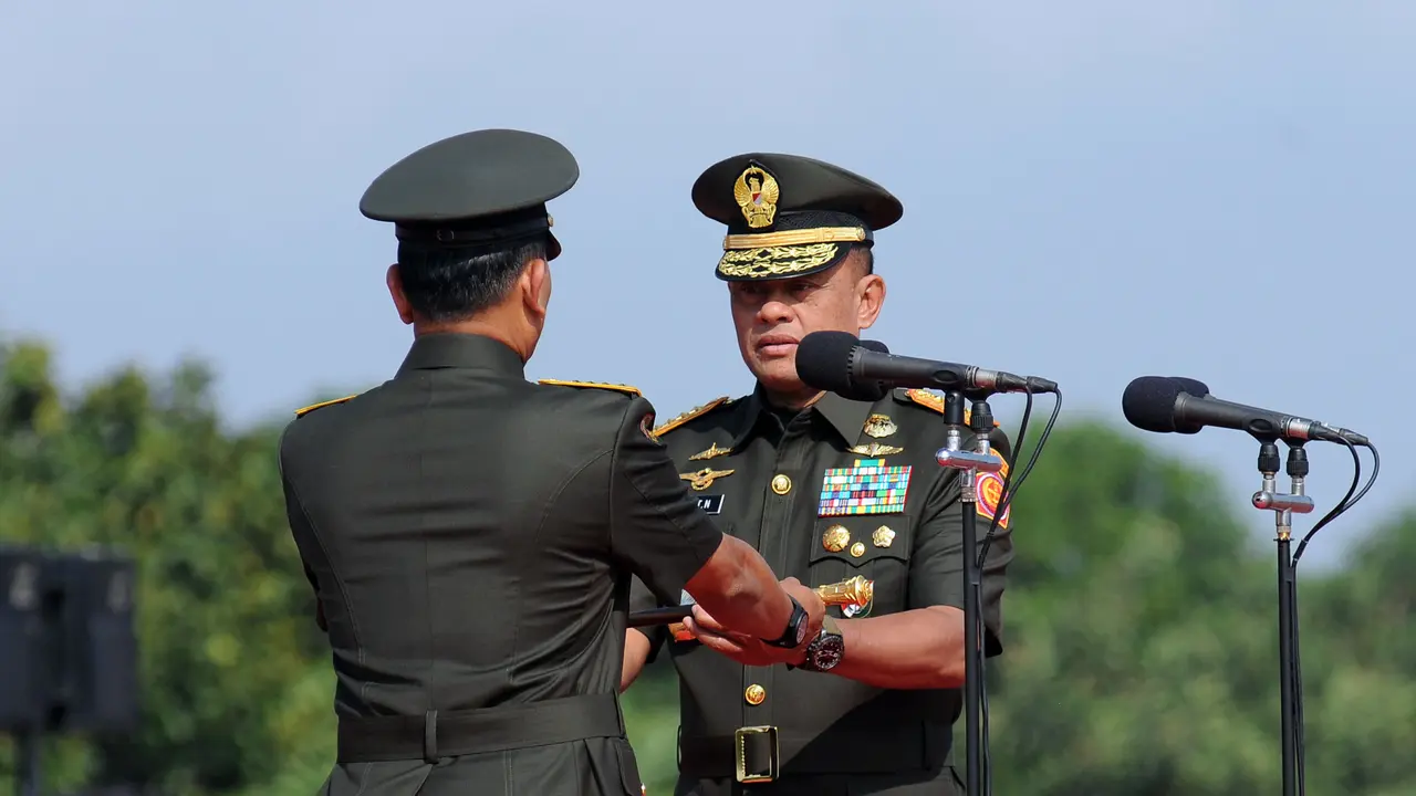 Serah terima panglima TNI