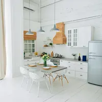 Ilustrasi konsep dapur Scandinavian. (c) sapfirhik/Depositphotos.com