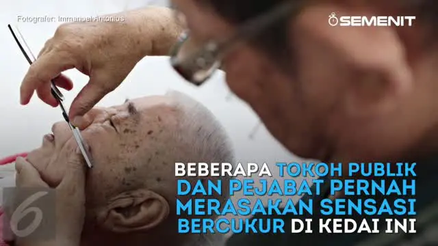 SEMENIT: 80 Tahun Ko Tang, Kedai Cukur di Pojok Glodok
