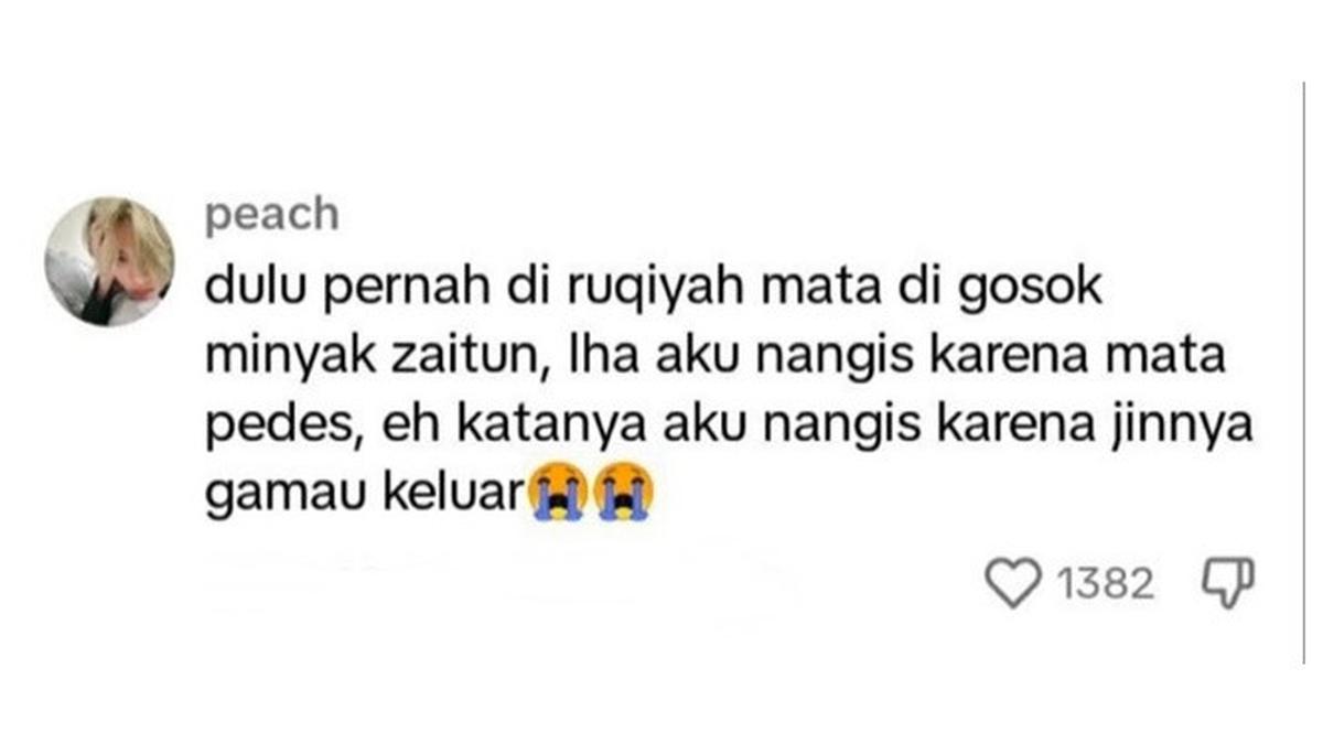 6 Cerita Lucu Netizen ketika Di-ruqyah Ini Bikin Tepuk Jidat, Ada-ada Saja