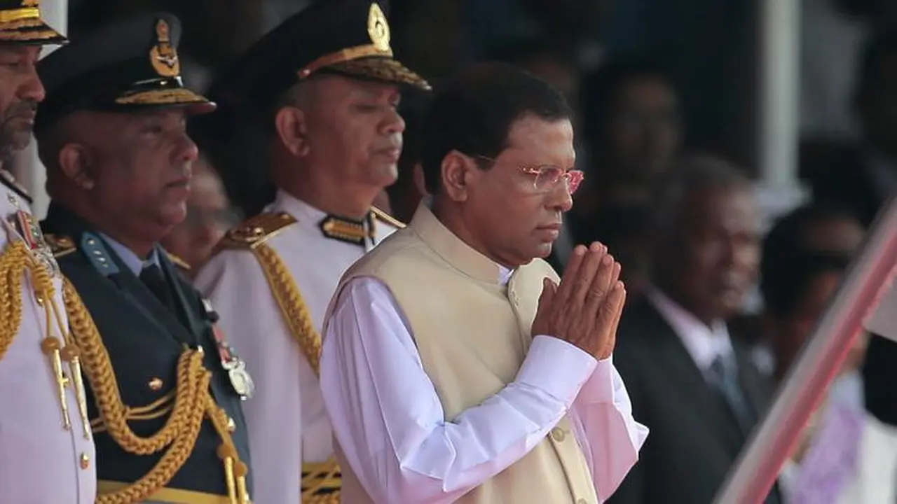 Presiden Sri Lanka Maithripala Sirisena (AP/Erangga Jayawerdana)