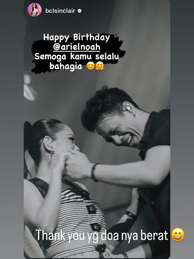 Ariel Noah Ultah ke-42 Tahun, Iseng Tanggapi Doa dari BCL: Thank You yang Doanya Berat