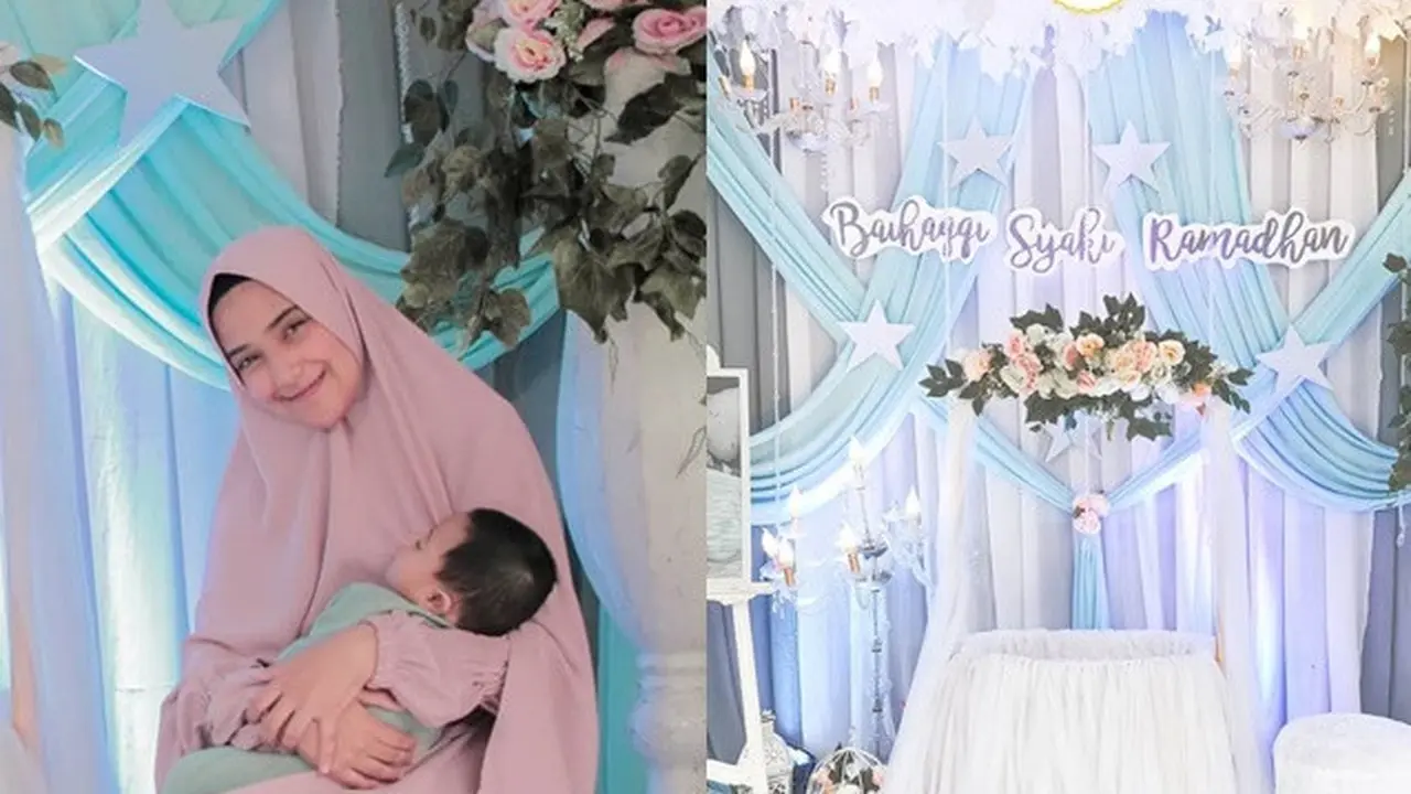 6 Potret Akikah Anak Pertama Nadya Mustika dan Rizki D'Academy, Penuh Kebahagiaan