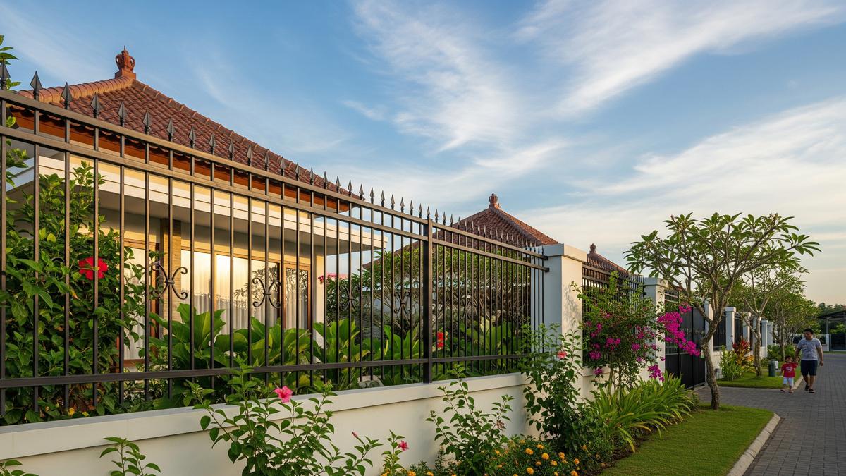 8 Desain Pagar Anti Maling, Bikin Penghuni Rumah Tenang dan Nyaman