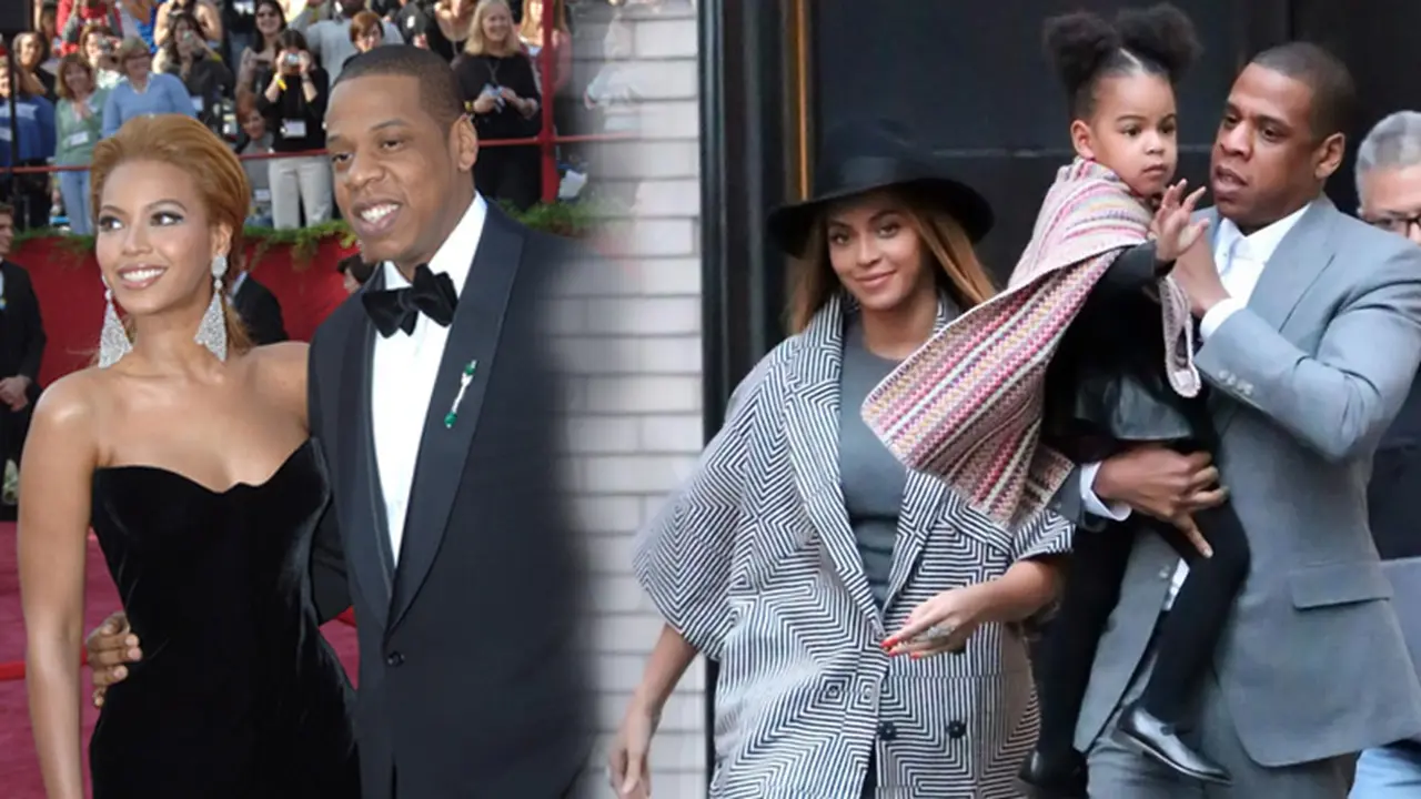 Beyonce, Blue Ivy, dan Jay Z 
