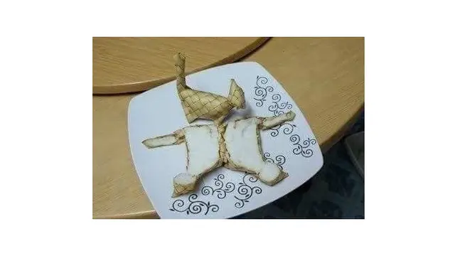 Uniknya Ketupat Berbentuk Kucing Ini Bikin Enggak Tega Dimakan