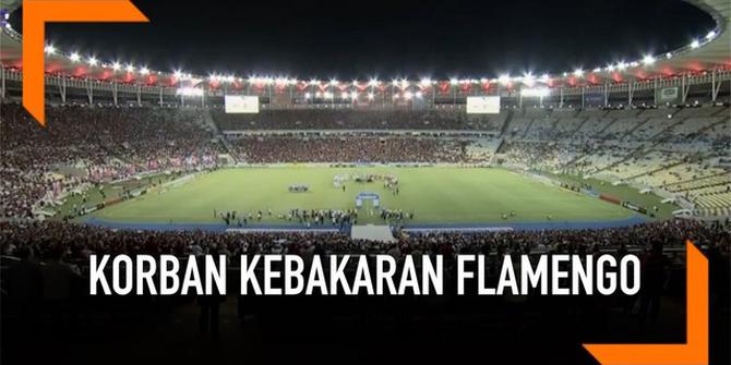 VIDEO: Ribuan Fans Berkumpul Hormati Korban Kebakaran Flamengo