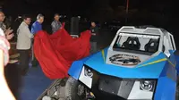 Mobil listrik Blits siap tempur di Rally Dakar 2019. (Dian K/Liputan6.com)