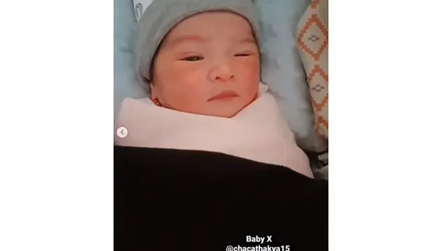6 Potret Gemas Xavier Shaquille Perdana, Bayi Ricky Perdana yang Baru Lahir