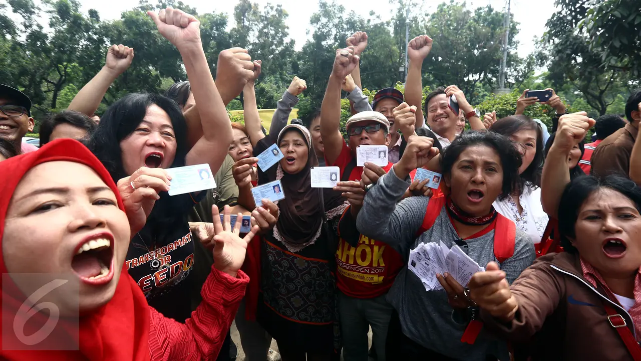 Pendukung Ahok