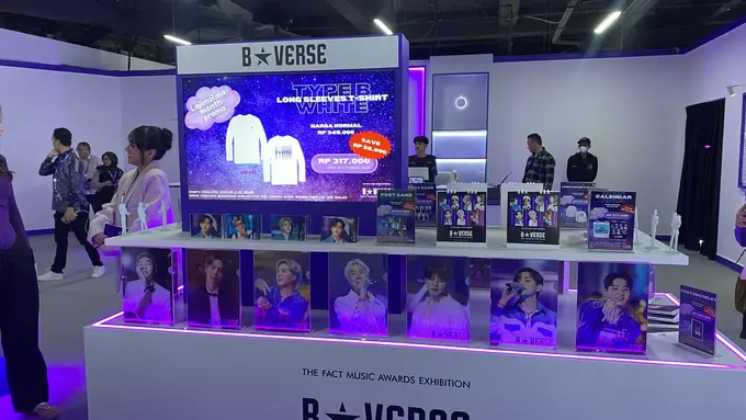 Pameran BTS Imersif The Fact Music Awards Exhibition BSTARVERSE di Jakarta