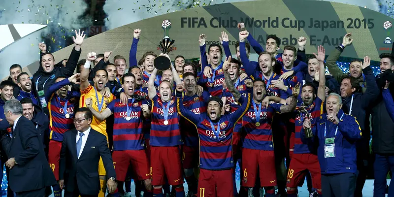 20151220-Bantai River Plate, Barcelona Rebut Trofi Piala Dunia Antarklub-Jepang