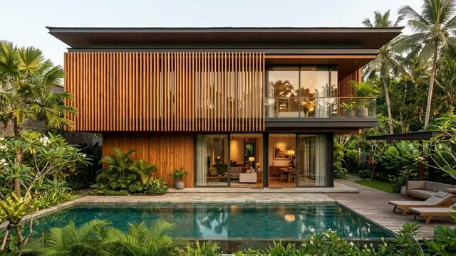 Desain Rumah dengan Secondary Skin untuk Mengurangi Panas Matahari Sore