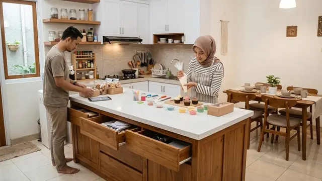Dapur Rumah Sekaligus Tempat Usaha