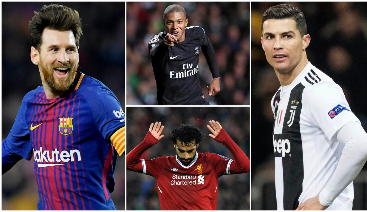 Striker Barcelona, Lionel Messi, menjadi pencetak gol terbanyak sementara di liga top Eropa dengan 19 gol. Berikut ini daftar pencetak gol terbanyak di liga top Eropa musim 2018/2019. (Foto Kolase AP dan AFP)