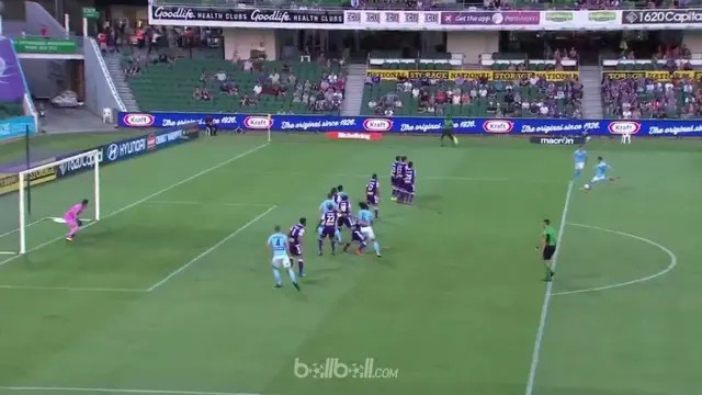 Berita video striker Melbourne City, Ross McCormack, cetak 2 gol ke gawang Perth Glory di Liga Australia. This video presented by BallBall.