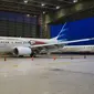 Maskapai nasional Garuda Indonesia pada Jumat (15/1) meluncurkan livery khusus dalam rangka mendukung program vaksinasi Covid-19 nasional. (Dok Garuda)