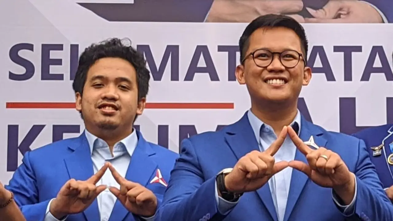 Dua kader Demokrat Jatim Ali Affandi (kiri) dan Ali Mannagalli Parawansa. (Dian Kurniawan/Liputan6.com)