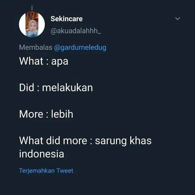 Plesetan Arti Kata Bahasa Inggris Ini Bikin Cengar-Cengir
