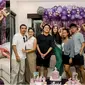 Momen kejutan bridal shower Mahalini dari keluarga. (sumber: Instagram/nindypricilia)