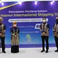 Pencatatan saham perdana PT Hasnur Shipping Internasional Tbk (HAIS) pada Rabu, 1 September 2021 (Dok: BEI)