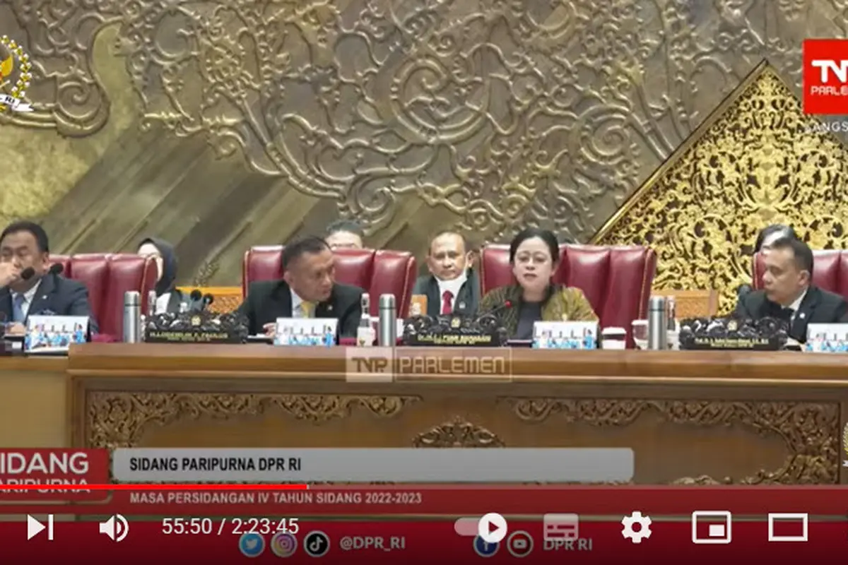 DPR akhirnya menyetujui Peraturan Pemerintah Pengganti Undang-Undang (Perppu) Nomor 2 tahun 2022 tentang Cipta Kerja menjadi undang-undang.