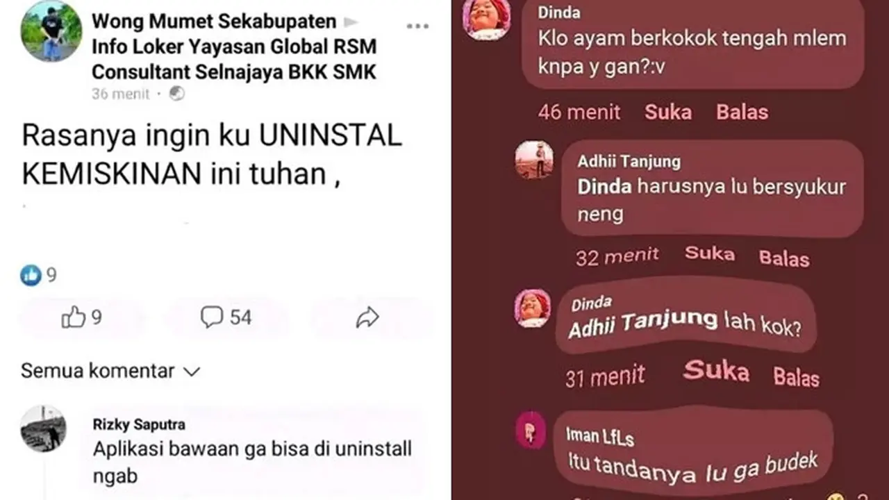 6 Balasan Status Facebook Ini Nyeleneh Banget, Bikin Perdebatan