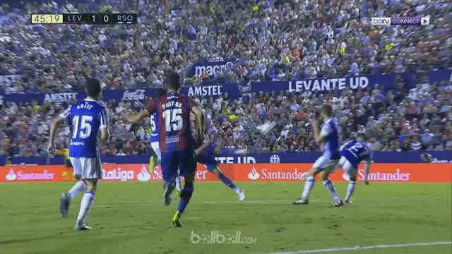 VIDEO: Highlights La Liga, Levante Vs Real Sociedad 3-0