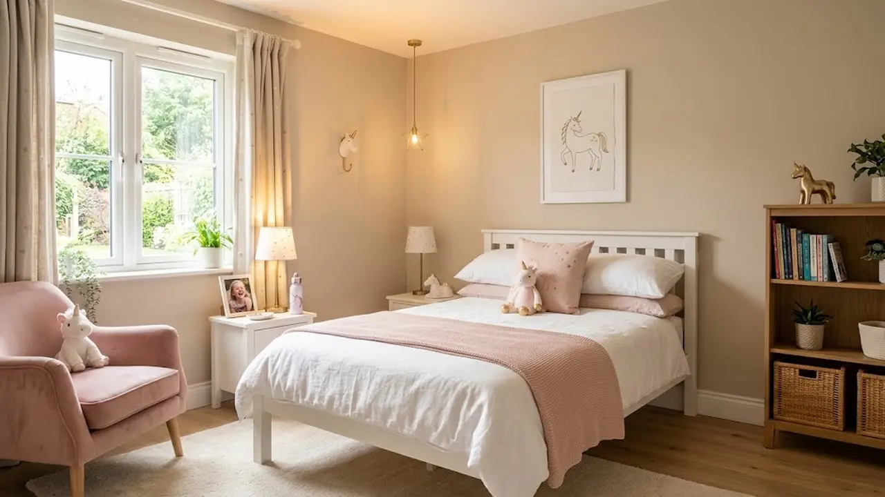 desain kamar tidur serba unicorn