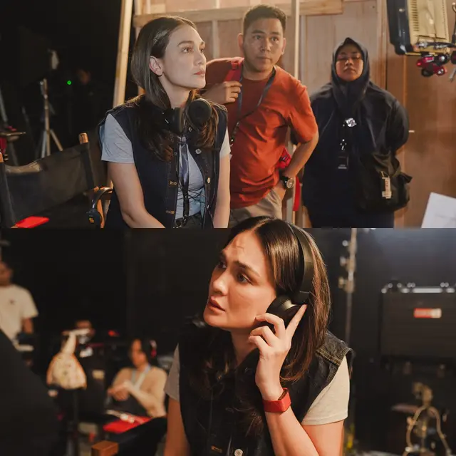 7 Potret Luna Maya Jadi Sutradara di Film Heartbreak Motel yang Tuai Sorotan