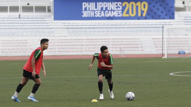 Latihan Timnas Indonesia U-22