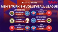 Link Live Streaming Finals Men’s Turkish Volleyball League di Vidio, 28 April - 6 Mei 2022. (Sumber : dok. vidio.com)