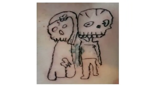 8 Potret Tato Gagal Estetik Ini Bikin Menyesal saat Membuatnya