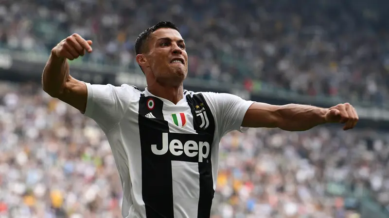 FOTO: Cristiano Ronaldo Cetak 2 Gol, Juventus Bungkam Sassuolo