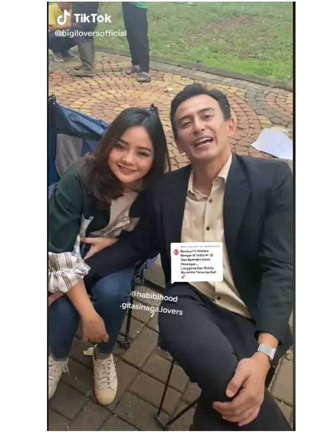 Terlibat Cinlok, Ini 6 Potret Manis Gita Sinaga dan Habibi Hood di Lokasi Syuting