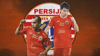 Persija Jakarta - Riko Simanjuntak dan Ryo Matsumura (Bola.com/Adreanus Titus)
