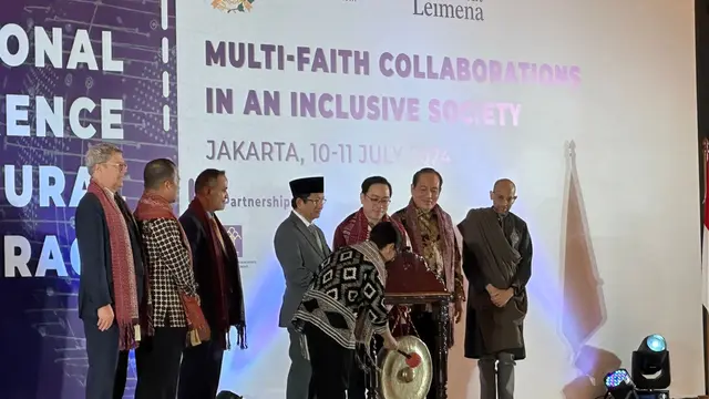 International Conference on Cross-Cultural Religious Literacy yang diselenggarakan oleh Kementerian Luar Negeri RI dan Institut Leimena di Jakarta, Rabu (10/7/2024). (Liputan6/Benedikta Miranti)